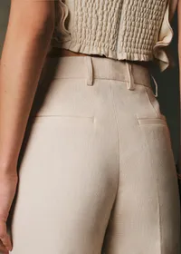 Pantalon Eliel - Crème — view 2
