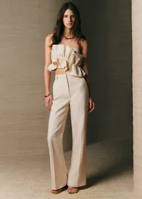Pantalon Eliel - Crème — view 3