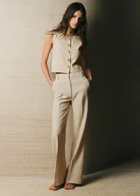 Pantalon Eliel - Naturel — view 3