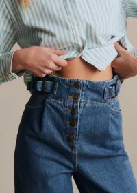 Pantalon Elijah - Bleu Foncé — view 2