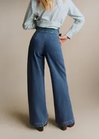 Pantalon Elijah - Bleu Foncé — view 3