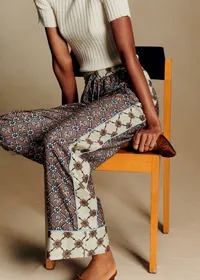 Pantalon Fabbio - Sézane x Antoinette Poisson - Imprimé Coeur Garance — view 4