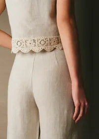 Pantalon Fausto - Beige Chiné — view 2