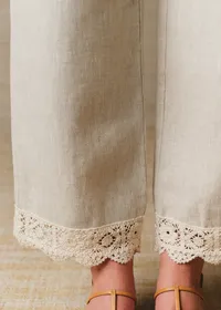 Pantalon Fausto - Beige Chiné — view 3