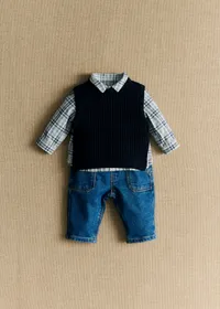Pantalon Gaby - Bleu Denim Délavé — view 3