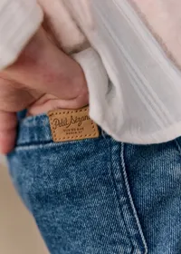 Pantalon Gaby - Bleu Denim Délavé — view 3