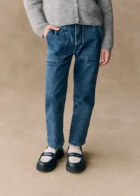 Pantalon Gaby - Bleu Denim Délavé — view 4