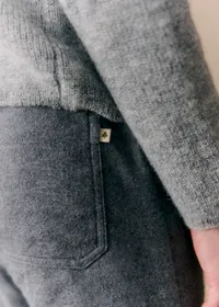 Pantalon Gaby - Flanelle Gris Chiné — view 3