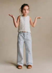 Pantalon Giulio - Denim Rayé Bleu — view 2
