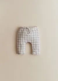 Pantalon Gus - Carreaux Gris Doux — view 2