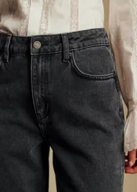 Pantalon Le Mum - Noir Délavé — view 3