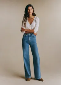 Pantalon Le New 70's - Bleu Denim — view 2