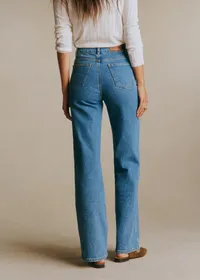 Pantalon Le New 70's - Bleu Denim — view 4