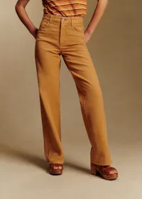 Pantalon Le Wide Leg - Camel Clair — view 2