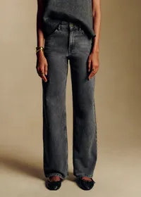 Pantalon Le Wide Leg - Gris Moyen — view 3