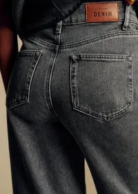 Pantalon Le Wide Leg - Gris Moyen — view 4