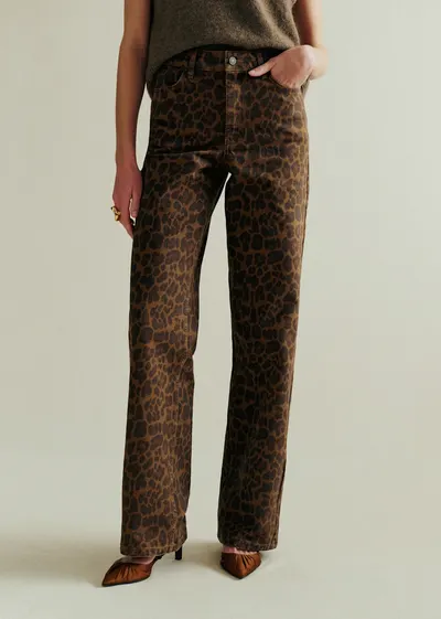 Pantalon Le Wide Leg - Imprimé Léopard