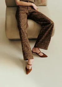 Pantalon Le Wide Leg - Imprimé Léopard — view 2