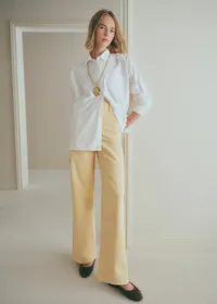 Pantalon Le Wide Leg - Paille — view 2