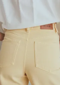 Pantalon Le Wide Leg - Paille — view 4