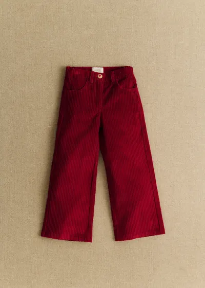Pantalon Le Wide Leg - Petit Sézane x Antoinette Poisson - Rouge