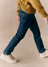 Pantalon Léo - Bleu Denim Foncé — view 2
