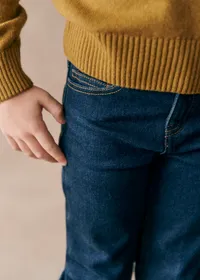 Pantalon Léo - Bleu Denim Foncé — view 3