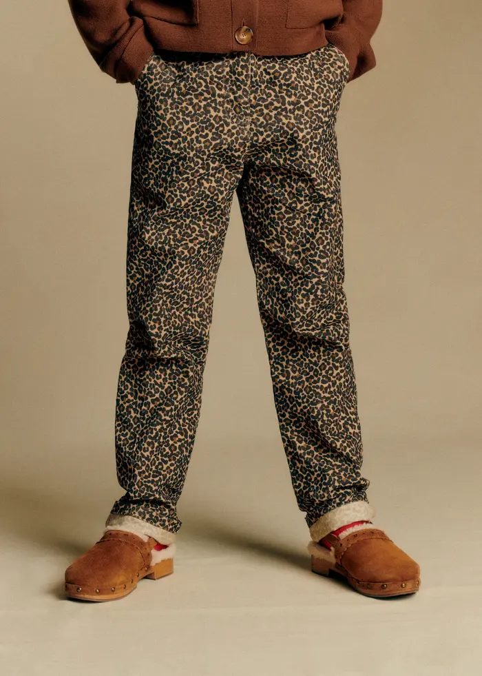 Pantalon Lison - Léopard Beige