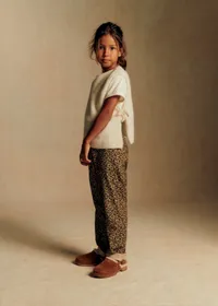 Pantalon Lison - Léopard Beige — view 3