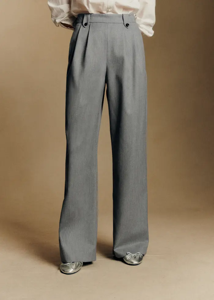 Pantalon Loulou - Gris Clair