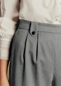 Pantalon Loulou - Gris Clair — view 2