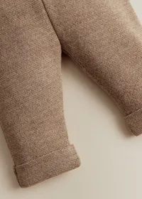 Pantalon Maille Boris - Beige Chiné — view 4