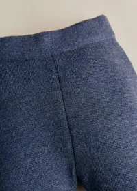 Pantalon Maille Boris - Bleu Chiné — view 3