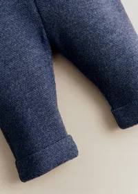 Pantalon Maille Boris - Bleu Chiné — view 4