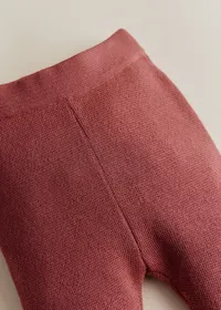 Pantalon Maille Boris - Bois De Rose — view 3