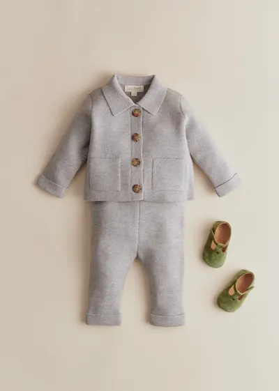 Pantalon Maille Boris - Gris Chiné