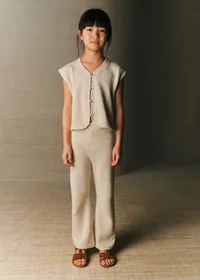 Pantalon Maille Paolo - Ecru — view 4