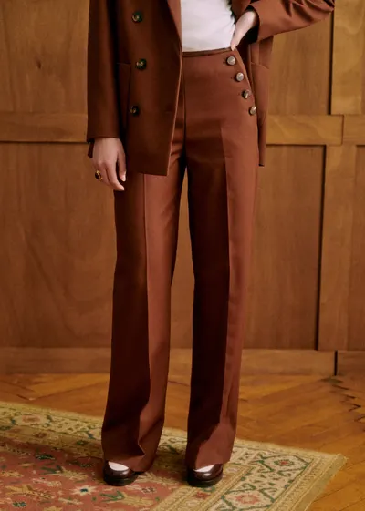 Pantalon Marino - Chocolat