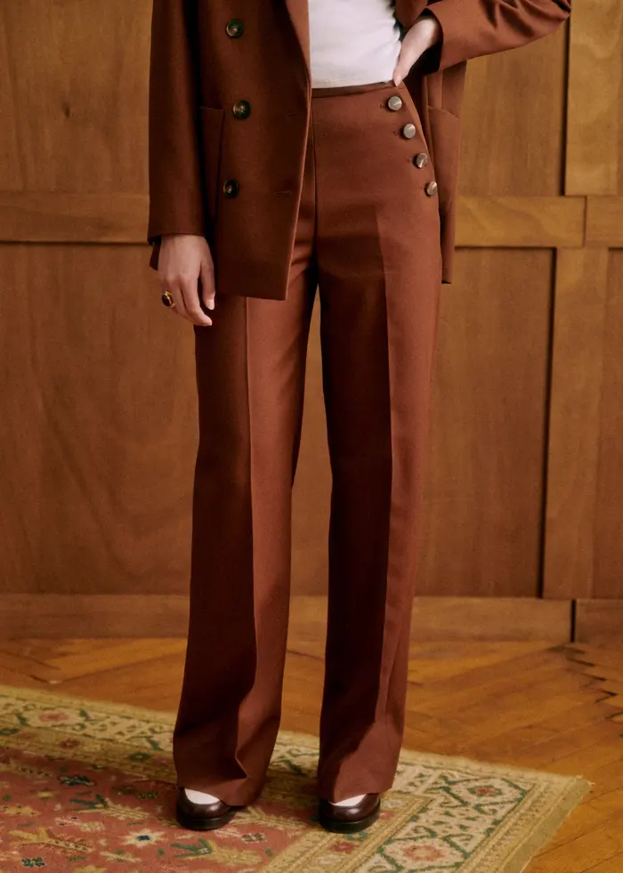 Pantalon Marino - Chocolat