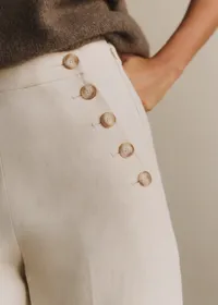 Pantalon Marino - Ecru — view 2