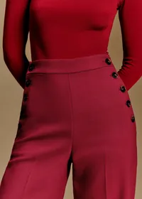 Pantalon Marino - Grenat — view 2