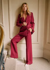 Pantalon Marino - Grenat — view 4