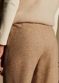 Pantalon Martin - Chevrons Camel Ecru — view 2