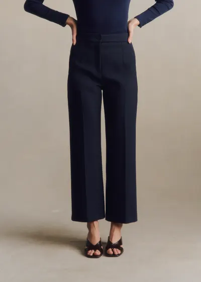 Pantalon Martin Crop - Marine