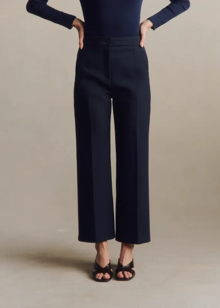 Pantalon Martin Crop - Marine