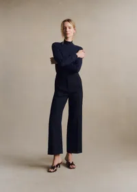 Pantalon Martin Crop - Marine — view 4