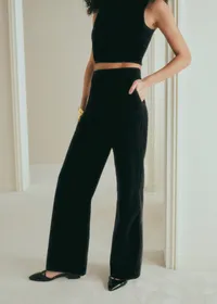 Pantalon Matheo - Velours Noir — view 2
