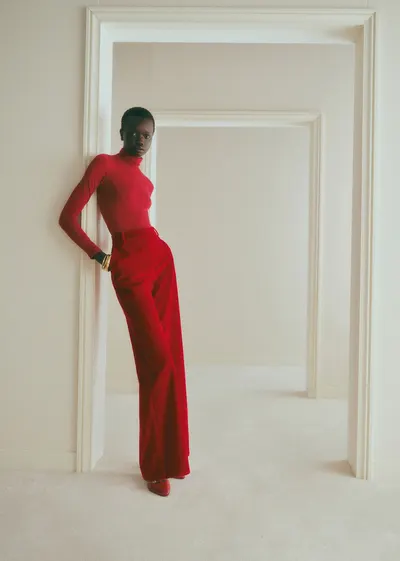 Pantalon Matheo - Velours Rouge