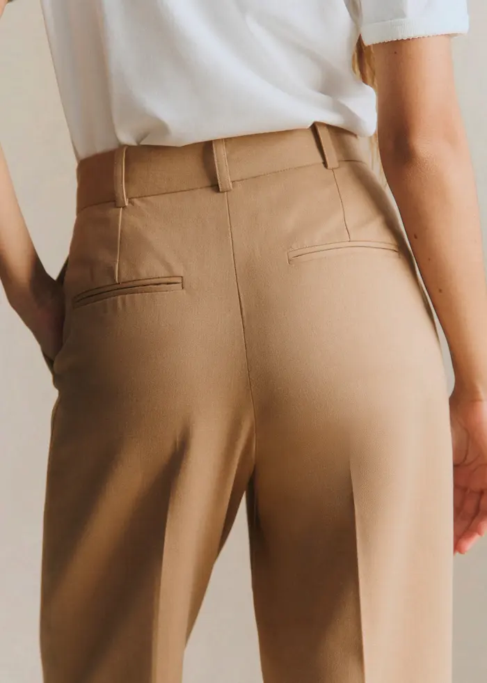 Pantalon Romain - Camel Clair