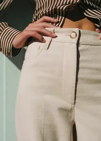 Pantalon Soan - Ecru — view 3